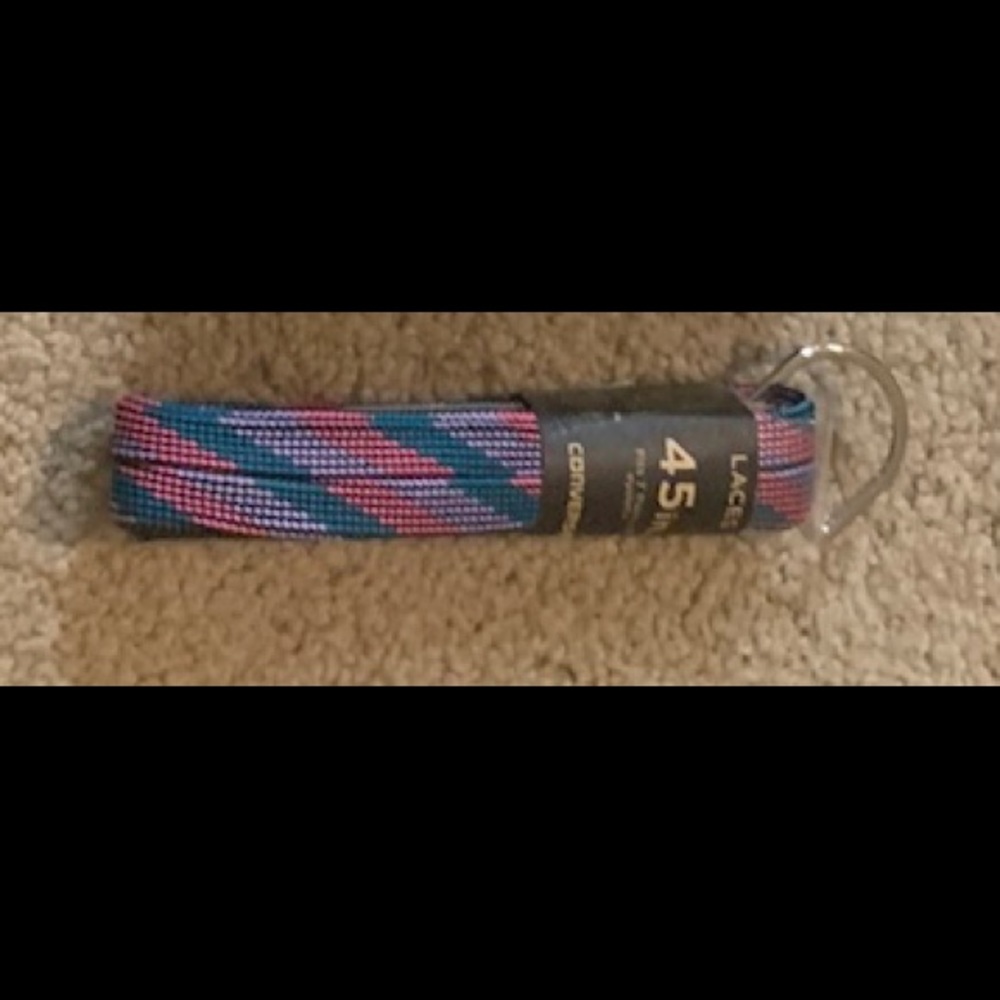 Pink, purple, green Converse Shoelace